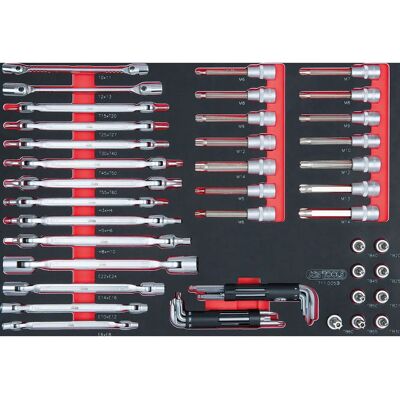 KS Tools 711.0053 - Werkzeugwagen + Montagewagen - 53-teiliges Set KS Tools 711.0053 - Werkzeugwagen + Montagewagen - 53-teiliges Set