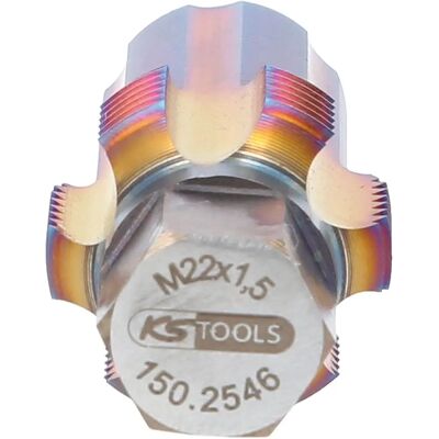 KS Tools M22x1,5 Filetto - Unealtă pentru repararea filetului senzorilor KS Tools M22x1,5 Filetto - Unealtă pentru repararea filetului senzorilor