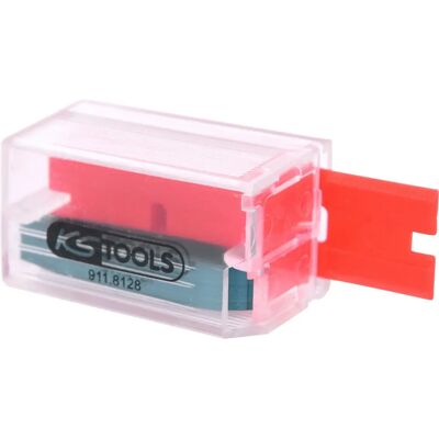 KS Tools 911.8128 Spachtelmesser - Ersatz-Kunststoff-Schaberklingen, 10er Pack KS Tools 911.8128 Spachtelmesser - Ersatz-Kunststoff-Schaberklingen, 10er Pack