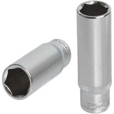 Ks Tools - Lange ratel 6 punten 1/4" chroom satijn Ks Tools - Lange ratel 6 punten 1/4" chroom satijn