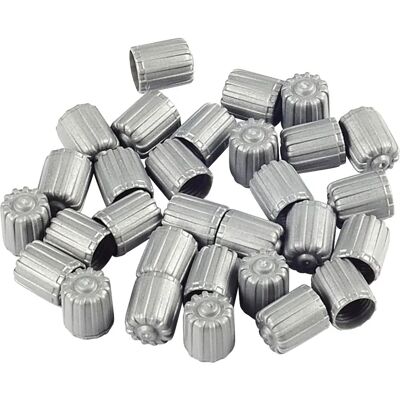 Ks Tools Ventilkappe - Silber - 25 Stück Ks Tools Ventilkappe - Silber - 25 Stück