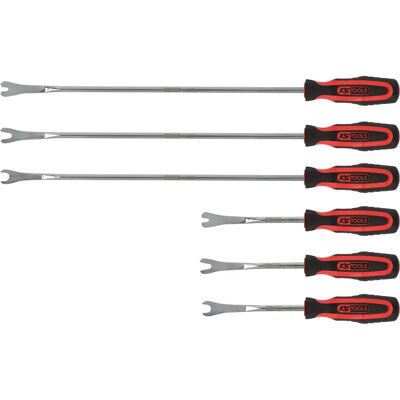 KS Tools Kompakti Irrotustyökalu - 6-osainen sarja klipsien poistoon KS Tools Kompakti Irrotustyökalu - 6-osainen sarja klipsien poistoon