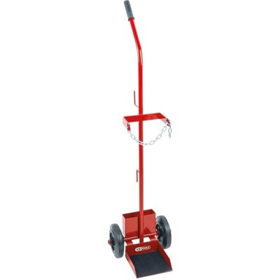 Chariot à bouteilles de gaz KS Tools - Acier robuste, 85 kg, Roues Ø 160 mm Chariot à bouteilles de gaz KS Tools - Acier robuste, 85 kg, Roues Ø 160 mm