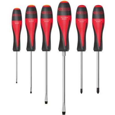 Zestaw śrubokrętów KS TOOLS - 6 sztuk - Ergonomiczny, Wysokiej Jakości Zestaw śrubokrętów KS TOOLS - 6 sztuk - Ergonomiczny, Wysokiej Jakości