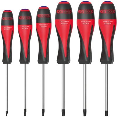 Zestaw 6 perforowanych śrubokrętów Torx KS Tools Zestaw 6 perforowanych śrubokrętów Torx KS Tools