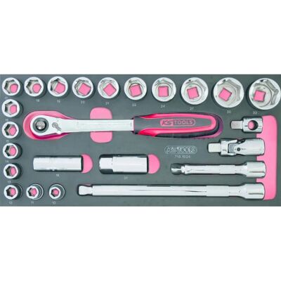Moduł narzędzi 24 sztuki 1/2" - KS TOOLS Moduł narzędzi 24 sztuki 1/2" - KS TOOLS