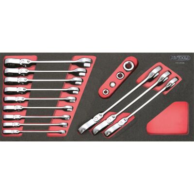 KS TOOLS 713.2028 - Moduł narzędzi z grzechotką i blokadą KS TOOLS 713.2028 - Moduł narzędzi z grzechotką i blokadą