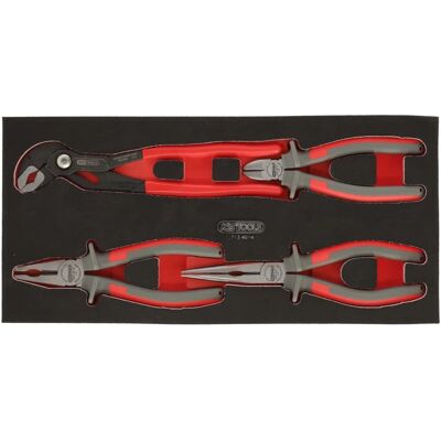 Module d'outils KS TOOLS - Ensemble de 4 pinces - Convient pour servantes Module d'outils KS TOOLS - Ensemble de 4 pinces - Convient pour servantes