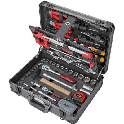 KS Tools - 131-delig gereedschapsset met 1/4" en 1/2" doppen - Metaal koffer KS Tools - 131-delig gereedschapsset met 1/4" en 1/2" doppen - Metaal koffer