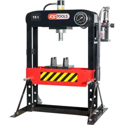 Kstools Presse idraulica da banco - 15 tonnellate - Doppia velocità Kstools Presse idraulica da banco - 15 tonnellate - Doppia velocità