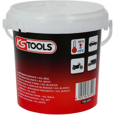 KSTOOLS Ks tools Recipiente de graxa branco para pneus - Recipiente de lubrificante KSTOOLS Ks tools Recipiente de graxa branco para pneus - Recipiente de lubrificante