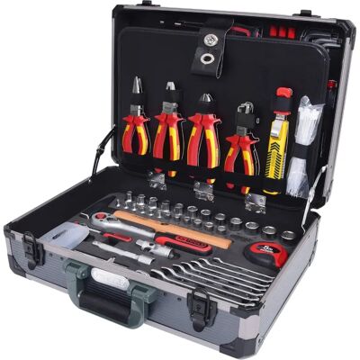 KS TOOLS Zestaw narzędzi elektryka 128 elementów - FlankTraction KS TOOLS Zestaw narzędzi elektryka 128 elementów - FlankTraction
