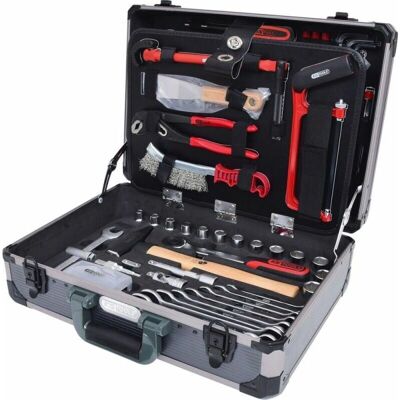 KS Tools Kompaktes Sanitär-Werkzeugset - 95 Teile - Hochwertiger Chrom-Vanadium-Stahl KS Tools Kompaktes Sanitär-Werkzeugset - 95 Teile - Hochwertiger Chrom-Vanadium-Stahl