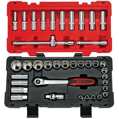 KS Tools 922.0640 Socket Set - Hex, 39 Pieces KS Tools 922.0640 Socket Set - Hex, 39 Pieces