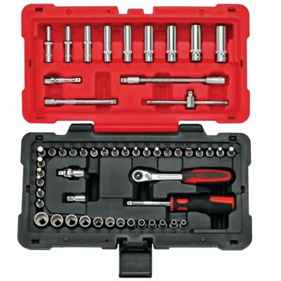 KS Tools 922.0655 Socket Set - 54 Pieces - 1/4'' Drive KS Tools 922.0655 Socket Set - 54 Pieces - 1/4'' Drive