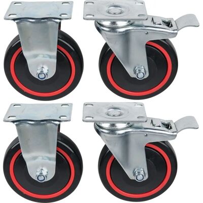 KS Tools Carro de herramientas con ruedas - 4 ruedas, 125mm KS Tools Carro de herramientas con ruedas - 4 ruedas, 125mm