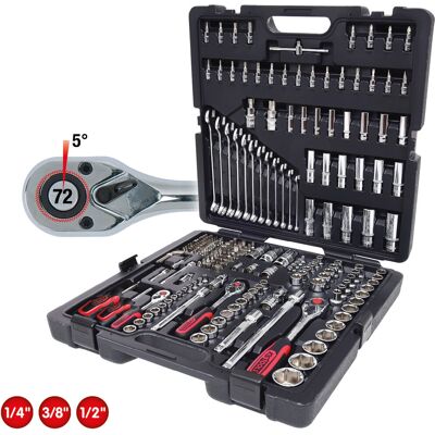 Juego de llaves de vaso KS Tools 918.0216 - 216 piezas Juego de llaves de vaso KS Tools 918.0216 - 216 piezas