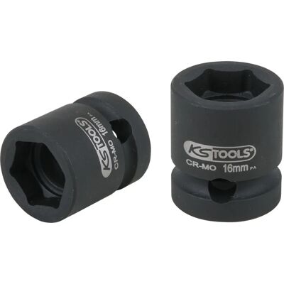 KS Tools 515.0063 Sechskant-Satz - Kurz, 16mm KS Tools 515.0063 Sechskant-Satz - Kurz, 16mm