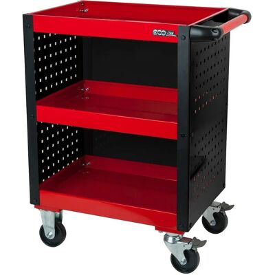 KSTOOLS ECOline carrello di servizio per officina con rivestimento piastre forate - Carrello da officina KSTOOLS ECOline carrello di servizio per officina con rivestimento piastre forate - Carrello da officina