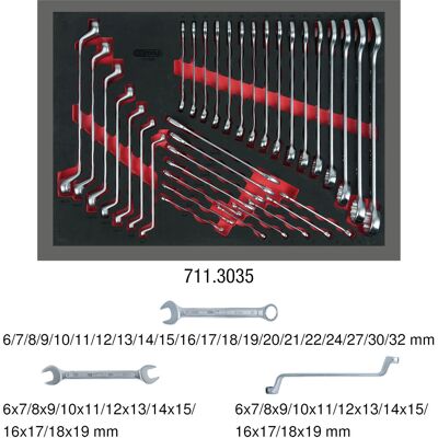 KS Tools 711.3035 - Werkzeugsatz - 35-teiliges modulares System KS Tools 711.3035 - Werkzeugsatz - 35-teiliges modulares System