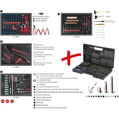 KS Tools 713.0515 Universalsatz - 515 Werkzeuge KS Tools 713.0515 Universalsatz - 515 Werkzeuge