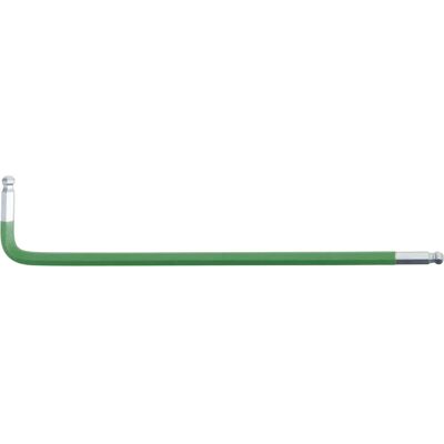 KS Tools - Innensechskantschlüssel - Extra lang, grün - 4mm - 144mm - DIN ISO 2936 KS Tools - Innensechskantschlüssel - Extra lang, grün - 4mm - 144mm - DIN ISO 2936