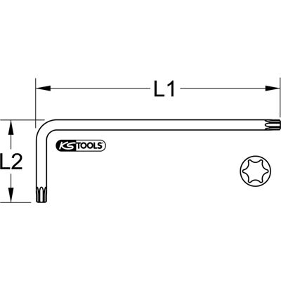 KS Tools 151.4282 Torx-Schlüssel - Extra lang, T70, Grün - Torx Schlüssel KS Tools 151.4282 Torx-Schlüssel - Extra lang, T70, Grün - Torx Schlüssel