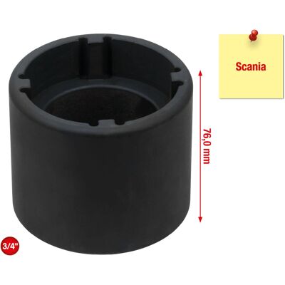 KS Tools 58 mm - Schraubenschlüssel Adapter/Verlängerung - Hoher Drehmoment KS Tools 58 mm - Schraubenschlüssel Adapter/Verlängerung - Hoher Drehmoment