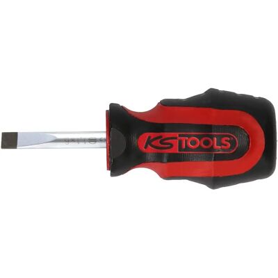 KSTOOLS Ks Tools 159.1124 Kurzer ergonomischer Schlitz-Schraubendreher - Schraubenzieher KSTOOLS Ks Tools 159.1124 Kurzer ergonomischer Schlitz-Schraubendreher - Schraubenzieher
