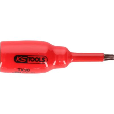 KS Tools Steckschlüssel-Set - T20 Torx, 75mm, Isoliert KS Tools Steckschlüssel-Set - T20 Torx, 75mm, Isoliert