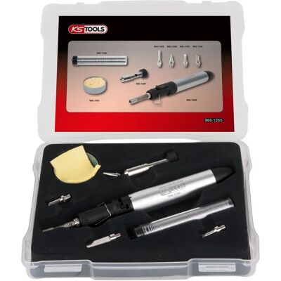 Kit de Micro-soudure à Gaz KS Tools - Pointes fines, Réglable, 8 pièces Kit de Micro-soudure à Gaz KS Tools - Pointes fines, Réglable, 8 pièces