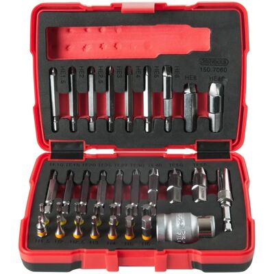 KSTOOLS Skruvutdragssats - 34 delar - Sexkant, Torx, Allen KSTOOLS Skruvutdragssats - 34 delar - Sexkant, Torx, Allen