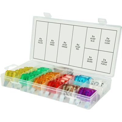 KSTOOLS 970.0730 Automotive Flat Fuse Set - 36 Pieces KSTOOLS 970.0730 Automotive Flat Fuse Set - 36 Pieces