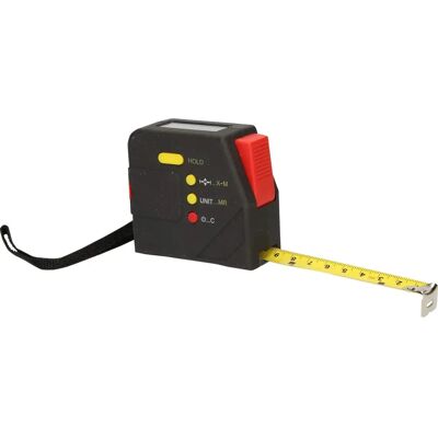 Taśma miernicza cyfrowa KS Tools - 5m, zamek, klips na pasek Taśma miernicza cyfrowa KS Tools - 5m, zamek, klips na pasek