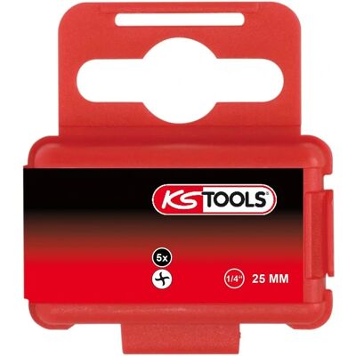KS Tools 1/4" Bit Torq-Set - 25 mm - 5 Stück KS Tools 1/4" Bit Torq-Set - 25 mm - 5 Stück