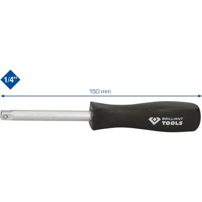 Chave de fenda Brilliant Tools BT020901 em cromo-vanádio 1/4" - Ferramenta manual Chave de fenda Brilliant Tools BT020901 em cromo-vanádio 1/4" - Ferramenta manual