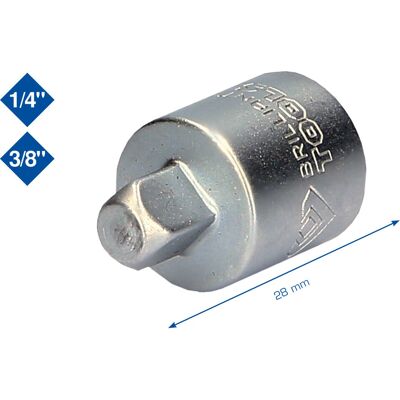 Adaptador de enchufe Brilliant Tools BT021905 de cromo vanadio - Extensión para llave Adaptador de enchufe Brilliant Tools BT021905 de cromo vanadio - Extensión para llave