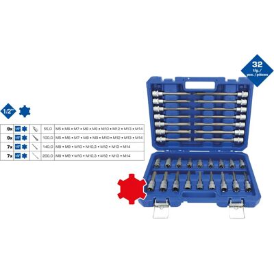 Brilliant Tools BT022032 32-teiliger Steckschlüssel-Satz - Hochwertig Brilliant Tools BT022032 32-teiliger Steckschlüssel-Satz - Hochwertig