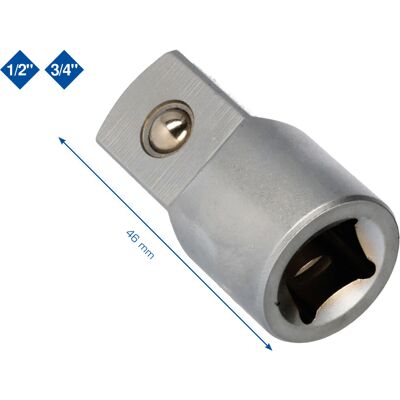 Brilliant Tools BT022906 Adaptador de Chave em Cromo Vanádio - 1/2" a 3/4" Brilliant Tools BT022906 Adaptador de Chave em Cromo Vanádio - 1/2" a 3/4"