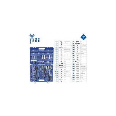 Brilliant Tools BT023172 Socket Set - 172 Piece High-Quality Chrome-Vanadium Tools Brilliant Tools BT023172 Socket Set - 172 Piece High-Quality Chrome-Vanadium Tools