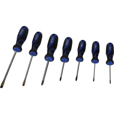 Juego de Destornilladores Brilliant Tools - Phillips y Ranura - 7 pzs Juego de Destornilladores Brilliant Tools - Phillips y Ranura - 7 pzs