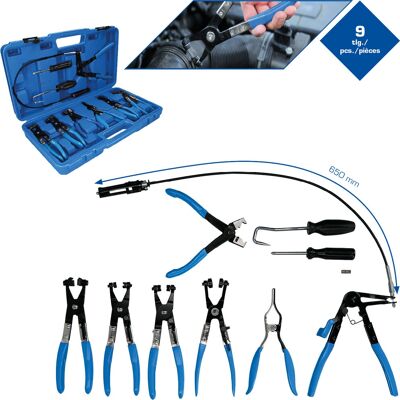 Brilliant Tools BT521000 Reparo de veículos - Kit com 7 pinças especiais Brilliant Tools BT521000 Reparo de veículos - Kit com 7 pinças especiais