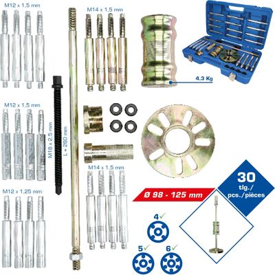 Brilliant Tools BT671100 Radnaben-Werkzeug-Set - Profi-Qualität Brilliant Tools BT671100 Radnaben-Werkzeug-Set - Profi-Qualität