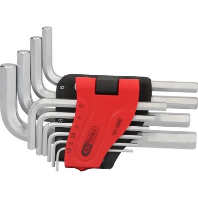 KS Tools 151.5080 Innensechskant-Schlüssel-Set - 10 Stück KS Tools 151.5080 Innensechskant-Schlüssel-Set - 10 Stück