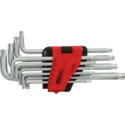 Set di chiavi Torx lunghe KS Tools - 10 pezzi - T8 a T50 Set di chiavi Torx lunghe KS Tools - 10 pezzi - T8 a T50