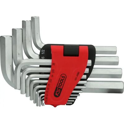 KS Tools 151.4600 Innensechskant-Schlüssel-Set - Kurz, Vollgehärtet - DIN ISO 2936 KS Tools 151.4600 Innensechskant-Schlüssel-Set - Kurz, Vollgehärtet - DIN ISO 2936