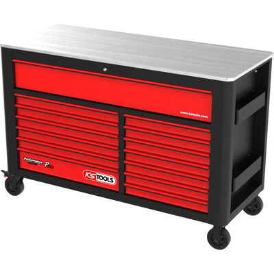 KS Tools P45 Carro de taller resistente con 14 cajones KS Tools P45 Carro de taller resistente con 14 cajones