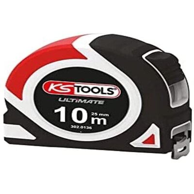 KS Tools - Mètre à ruban Bi-matière ULTIMATE - Bi-material - 10x25mm - Tape measure - Publicité KS Tools - Mètre à ruban Bi-matière ULTIMATE - Bi-material - 10x25mm - Tape measure - Publicité