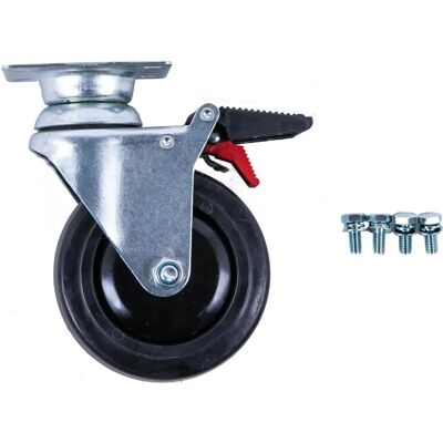 KS TOOLS - 873.5008-R011P - Roulette pivotante avec frein - Publicité KS TOOLS - 873.5008-R011P - Roulette pivotante avec frein - Publicité