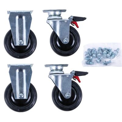 KSTOOLS KS TOOLS Juego de ruedas para carro - PerformancePlus con tornillos KSTOOLS KS TOOLS Juego de ruedas para carro - PerformancePlus con tornillos